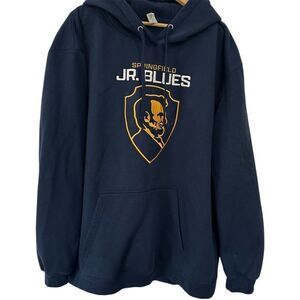 Springfield‎ Jr Blues Navy Blue Cotton Hoodie size XL